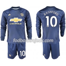 Manchester United RASHFORD 10 Børn Tredje 2018/19 - Fodboldtrøjer(L/S)